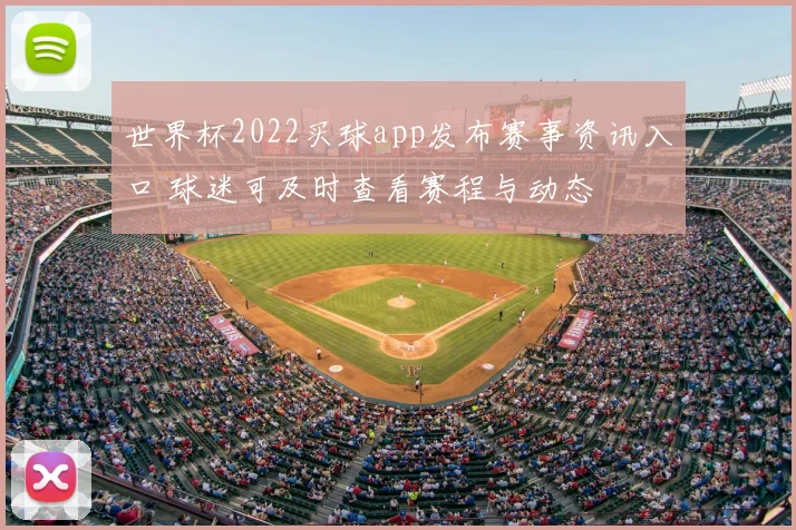 世界杯2022买球app发布赛事资讯入口 球迷可及时查看赛程与动态